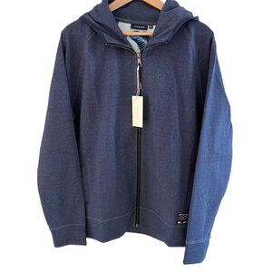 7 Diamonds Keaton Full Zip Hoodie Men's LARGE Navy Blue NWT